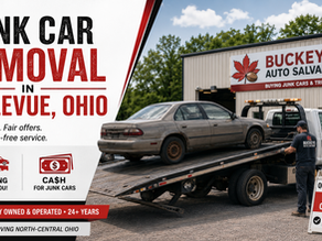 Junk Car Removal in Bellevue, Ohio: What to Expect and How to Get the Most for Your Vehicle