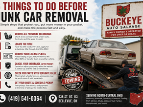 Before You Call for Junk Car Pickup, Do These 6 Things First