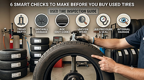 6 Smart Checks to Make Before You Buy Used Tires